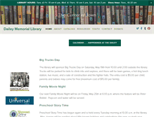 Tablet Screenshot of daileymemoriallibrary.org